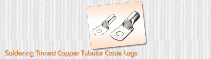Soldering Tinned Copper Tubular Cable Lugs