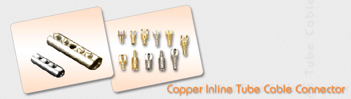Copper Inline Tube Cable Connector