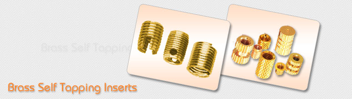 Brass Self Tapping Inserts 