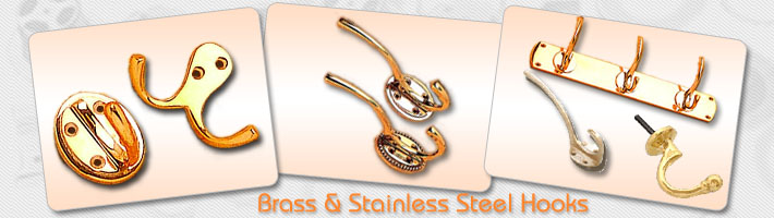 Brass & Stainless Steel Hooks